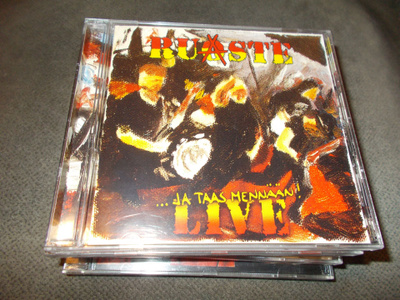 CD RUOSTE ** .. JA TAAS MENNÄÄN ** LIVE