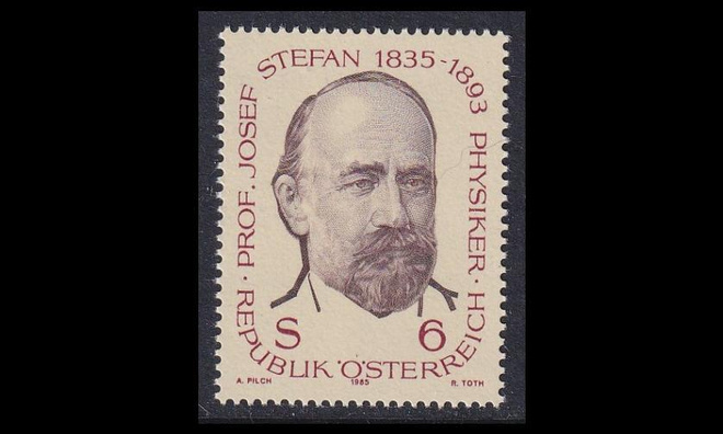 Itävalta 1807 ** Fyysikko Josef Stefan (1985)