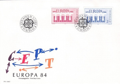RUOTSI 1984 - Fa 1287/88 FDC KUORI