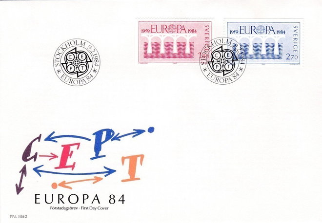 RUOTSI 1984 - Fa 1287/88 FDC KUORI