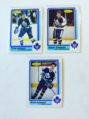86-87 Opc - Toronto Maple Leafs 3kpl