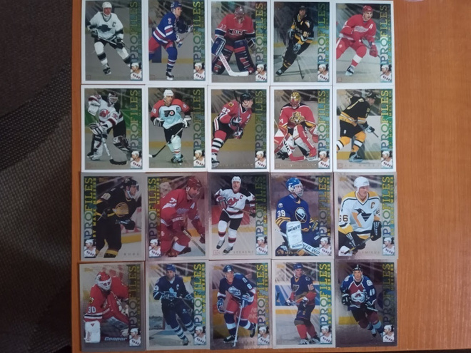 1995-96 Topps Profiles täysi setti 1-20