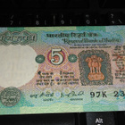 India Intia 5 Rupees 1975-> P80 UNC- - pikkukuva 1