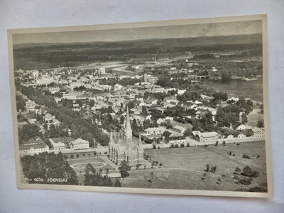 VANHA Postikortti Joensuu 1951 Karhumäki
