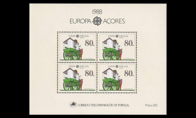 Azorit 390BL9 ** Europa viestintä ja liikenne (1988)