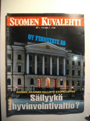 Suomen Kuvalehti Nro 37/1993. (12.3)
