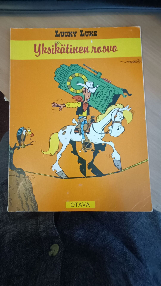 Lucky luke yksikätinen rosvo