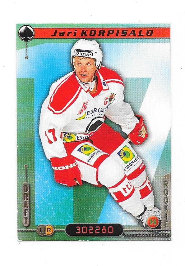 2000-01 CardSet #226 Jari Korpisalo  Ässät