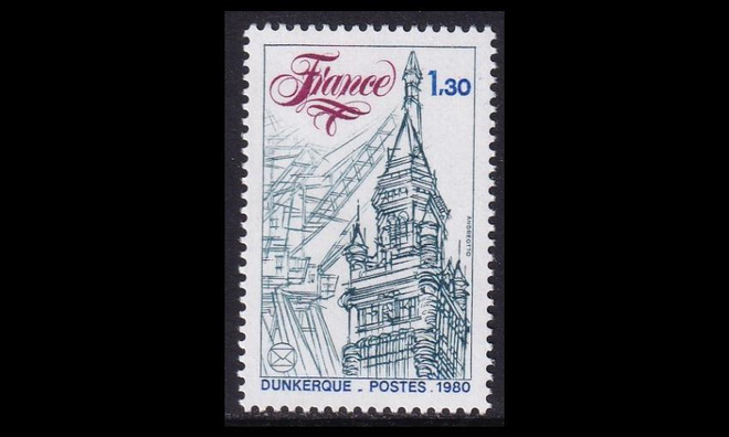 Ranska 2207 ** Filatelistiliiton kokous (1980)