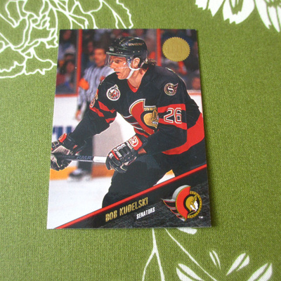leaf jääkiekkokortti , bob kudelski -92 -93