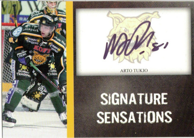 2007-08 Cardset ARTO TUKIO Ilves Signature Sensations