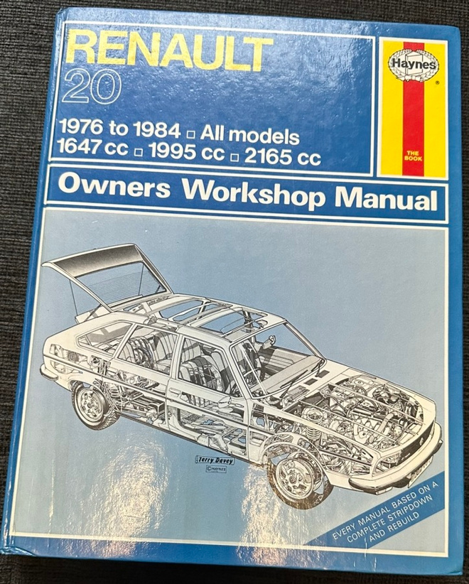 Haynes 477 Renault 20 1976 - 1984 korjausopas