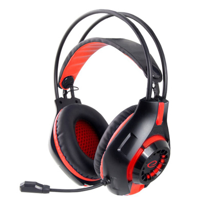 Esperanza EGH420R Headphones with microphone Headband Black,