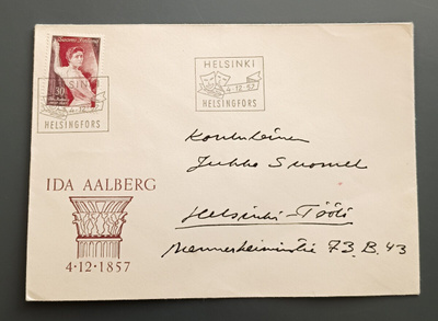 1957 FDC Ida Aalberg