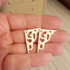 Nukkekoti miniatyyri kannattimet 1:12 - pikkukuva 1