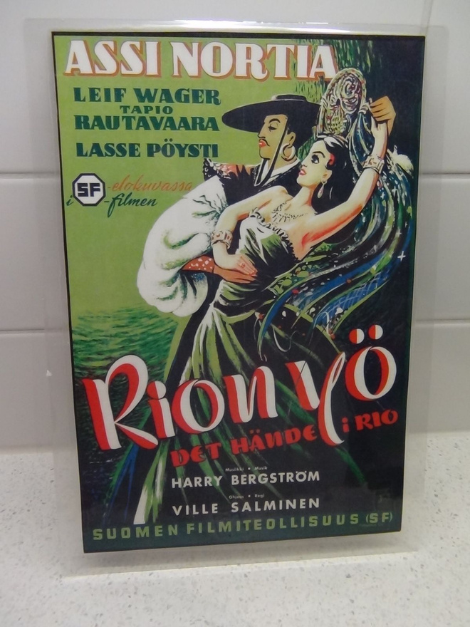 RION YÖ-WAGER, RAUTAVAARA, PÖYSTI - SF -filmen