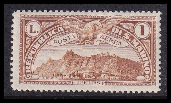 San Marino 167 * Lentoposti 1 L (1931)