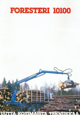 Esite Foresteri 10100 puutavaranosturi 1986