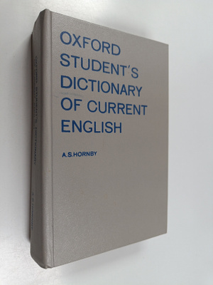 A.S. Hornby : Oxford Student's Dictionary of Current English