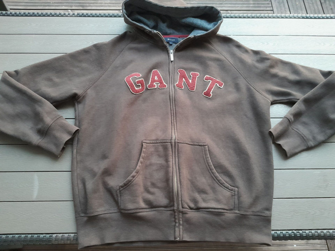 GANT Huppari Vetoketjulla Ruskea 2XL