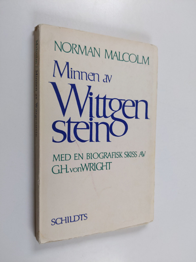 Norman Malcolm : Minnen av Wittgenstein