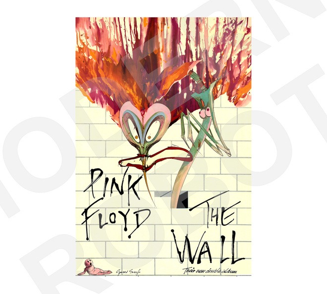PINK FLOYD THE WALL JULISTE (1979) 70 x 47,50 cm - EI PK