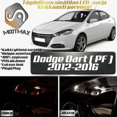 Dodge Dart Sisätilan LED-sarja 11-osainen