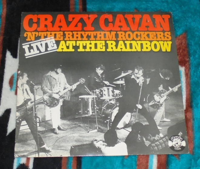 CRAZY CAVAN 'N' THE RHYTHM ROCKERS ~ Live At The Rainbow~ LP