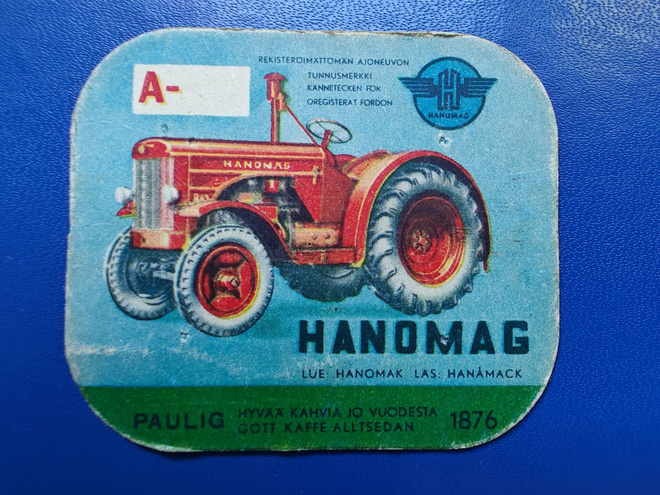 PAULIG KAHVILAPPU HANOMAG