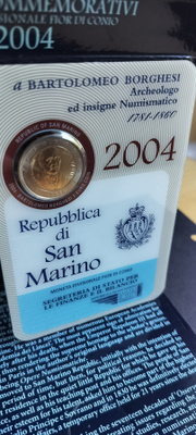 San Marino 2004, 2€ Coincard, B. Borghesi
