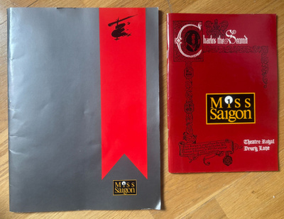 MISS SAIGON SOUVENIR BROCHURE + THEATRE BOOKLET