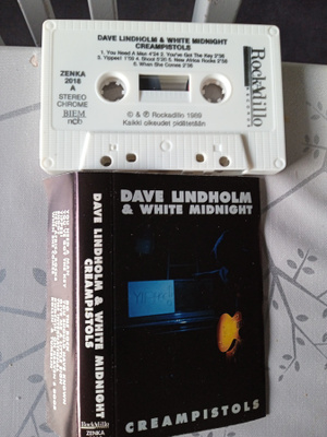 C-KASETTI: DAVE LINDHOLM & WHITE MIDNIGHT : CREAMPISTOLS