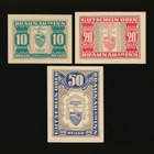 Itävalta Notgeld 10, 20, 50 Heller, Braunau - pikkukuva 2