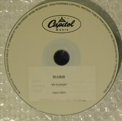 In-Grid • In-Tango PROMO CDr-Single