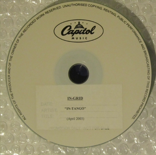 In-Grid • In-Tango PROMO CDr-Single