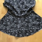 Mustavalkoinen pusero / tunika (Ginatricot ) XS - pikkukuva 2