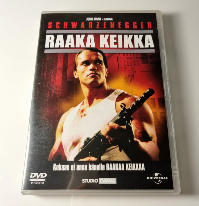 Raaka keikka (Raw Deal, 1986, Arnold Schwarzenegger) DVD