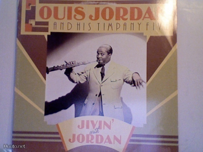 LOUIS JORDAN  ::  JIVIN WITH JORDAN :: VINYYLI   2 LP   1985