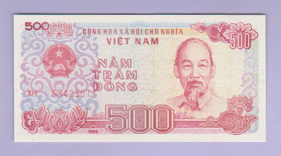 Vietnam 500 Dong v.1988 UNC P-101