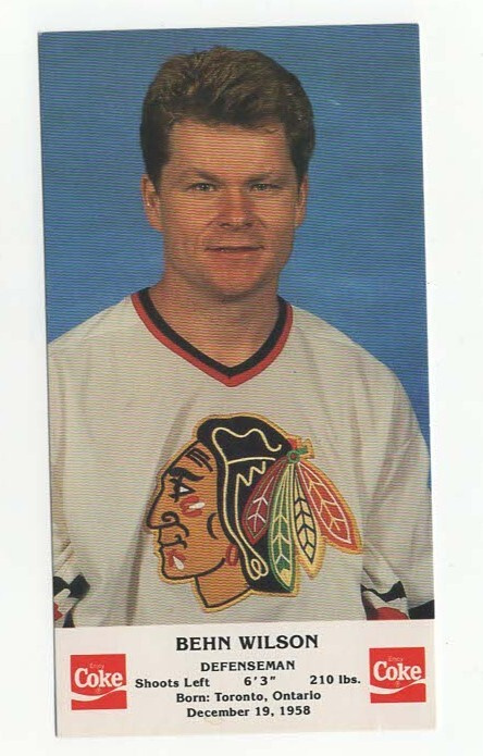 Behn Wilson Chicago Blackhawks Team Issue