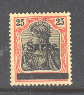 Saksa Saar1920  Mi 9 ilman liimaa