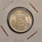 Hopearaha 100 markkaa 1956, Suomi, 5,2 g Ag500 - pikkukuva 2