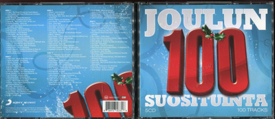 JOULUN 100 SUOSITUINTA . 5 JOULU CD-LEVYÄ
