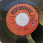 VANHA Levy Beatles Parlophone All My Loving Saw Her Standing - pikkukuva 4