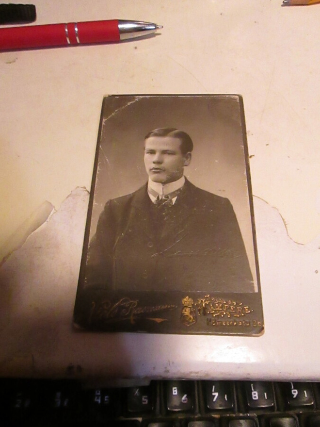 VANHA CDV Valokuva