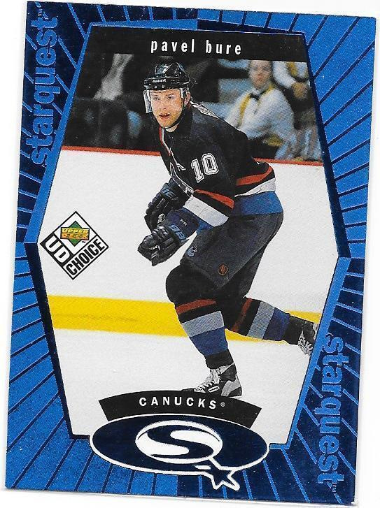 1998-99 UD Choice Starquest Blue #SQ2 Pavel Bure Vancouver