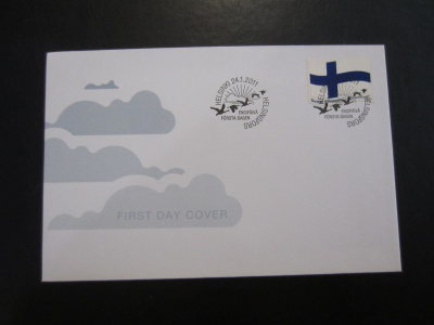 FDC 2011 Siniristilippu