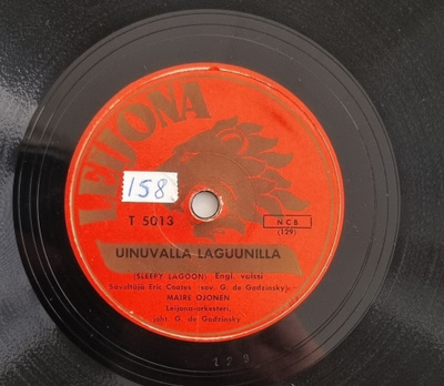 Savikiekko 1950 Maire Ojonen (Harmony Sisters) Leijona T5013