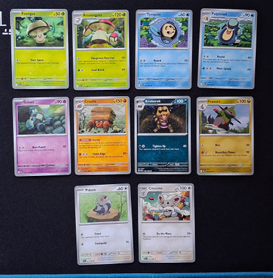 Pokemon kortit 10kpl (#15 Black Bolt)