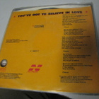 VAN ZANT - YOU'VE GOT TO BELIEVE IN LOVE 7'' SINGLE - pikkukuva 2